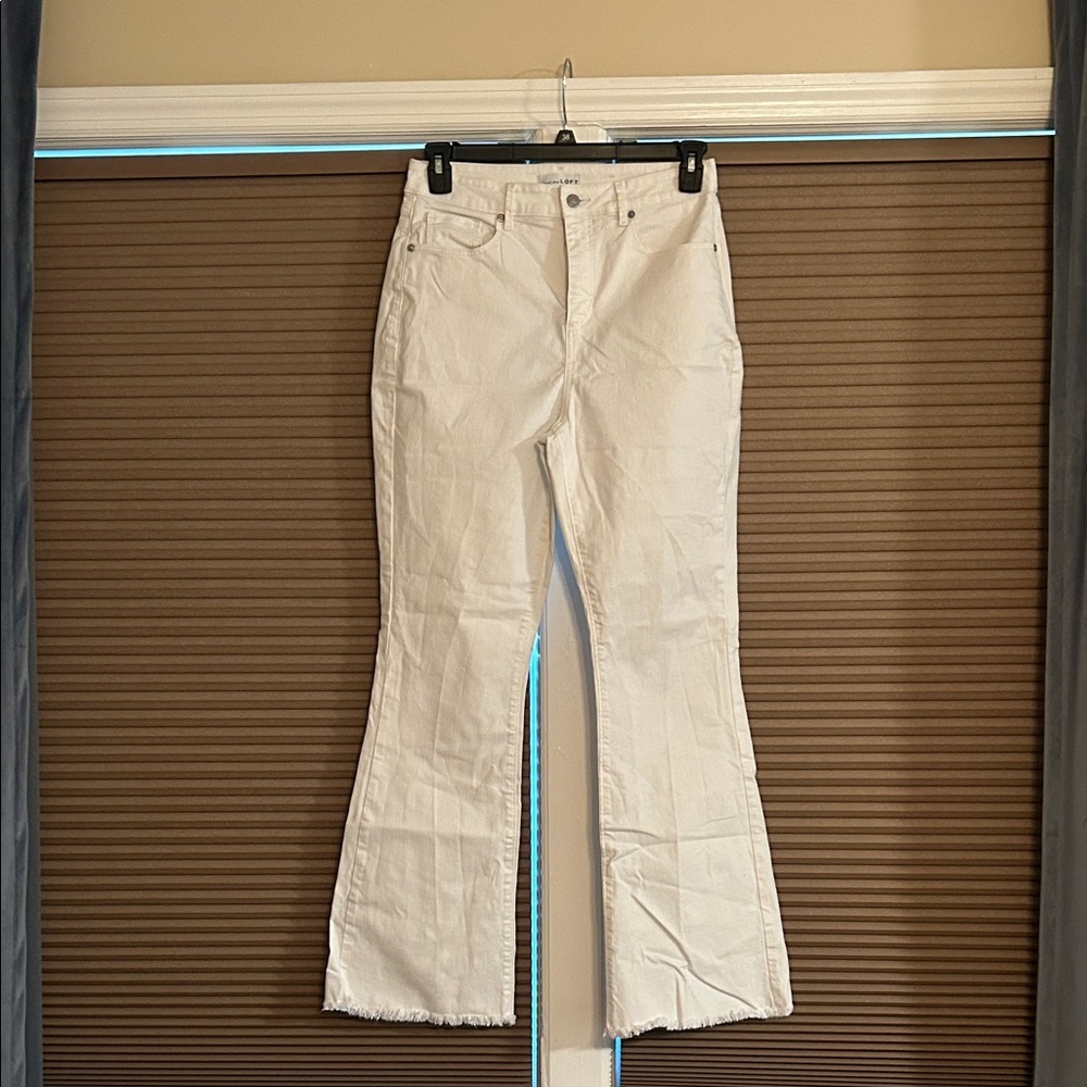 White Flared Jeans